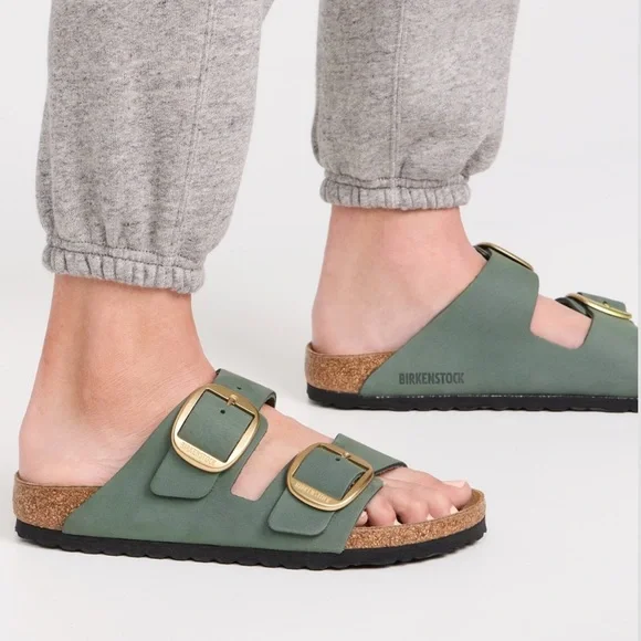 Birkenstock Arizona Big Buckle Sandals Nubuck leather EU40 - Picture 3 of 11